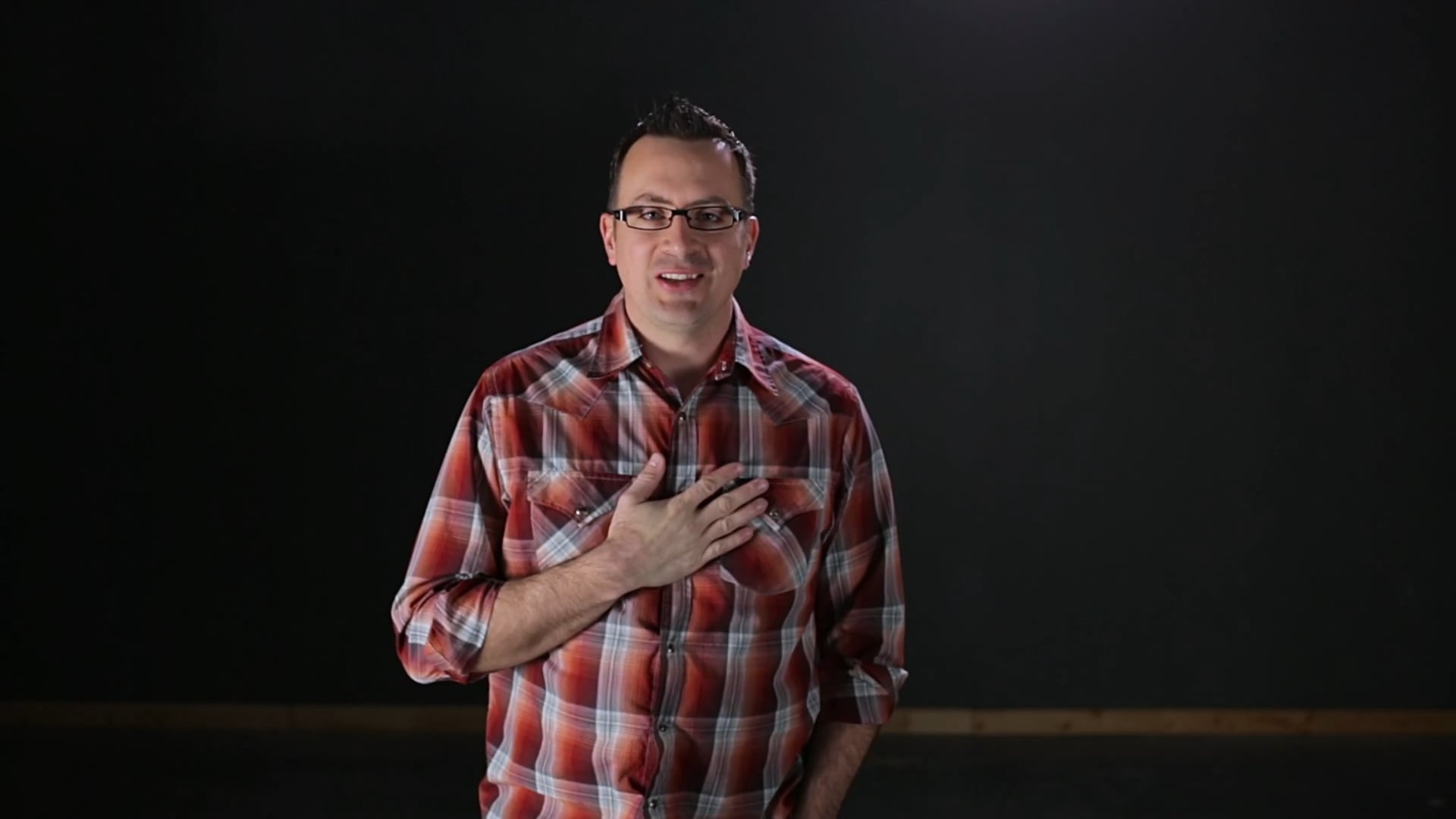 Dan Roesch introducing Creative + Heart
